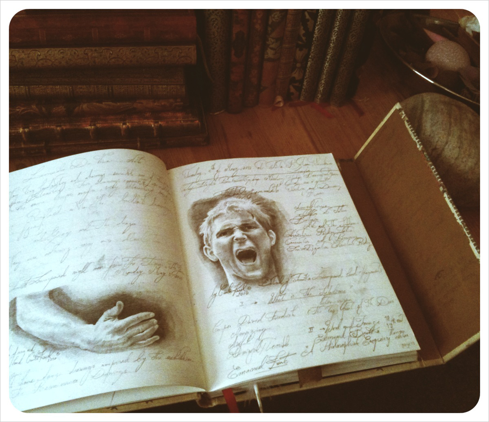 Peek Inside… Carla's Art Research Notebooks – Endpaper: The