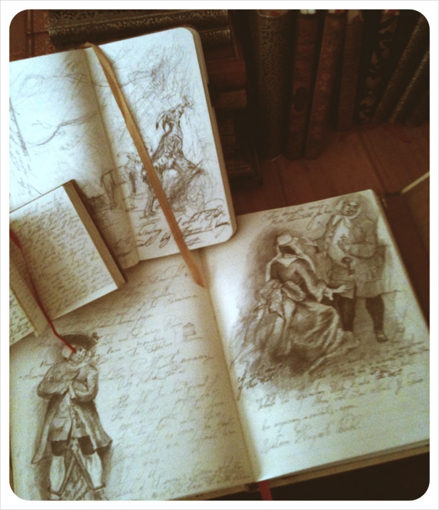 Peek Inside… Carla's Art Research Notebooks – Endpaper: The