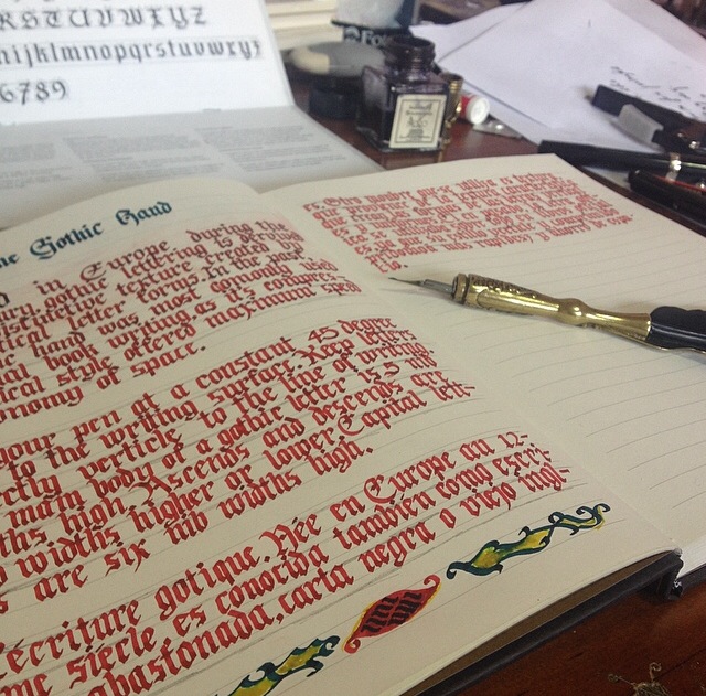 Peek Inside… Kimberley's Calligraphy Notebooks – Endpaper: The
