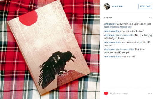 Fav Photo 2015 Crow with Red Sun