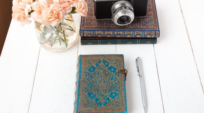 3 Tips for Managing Stress as a Writer Paperblanks azure journal notebook