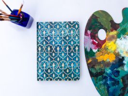 Paperblanks Blue Velvet Journal Design