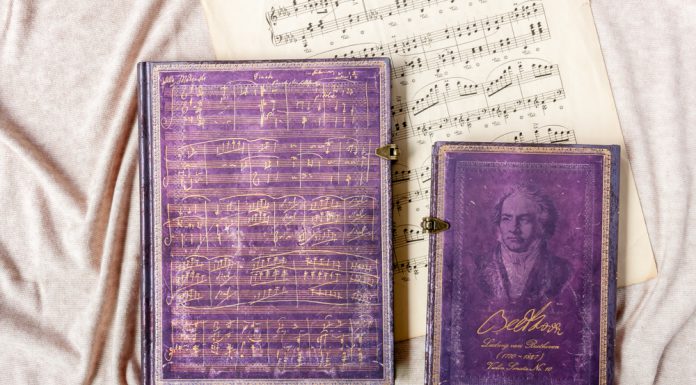 Celebrate Beethoven’s 250th Birthday with a Special Edition Journal Paperblanks Beethoven's 250th Birthday Special Edition journals featuring a handwritten composition and portrait of Beethoven