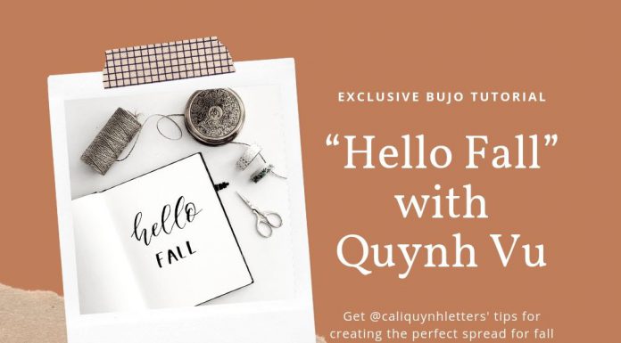 Easy “Hello Fall” Bullet Journal Tutorial