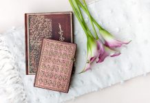 10 Quotes on Journalling That Will Make You Want to Start Writing Paperblanks Shakespeare, Sir Thomas More and River Cascade Alluvium journals with pink flowers on a white blanket.