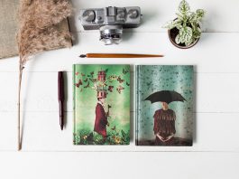 Paperblanks Free Your Mind notebooks featuring art by Catrin Welz-Stein