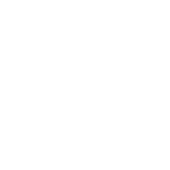 30th-anniversary logo small – white 500×500