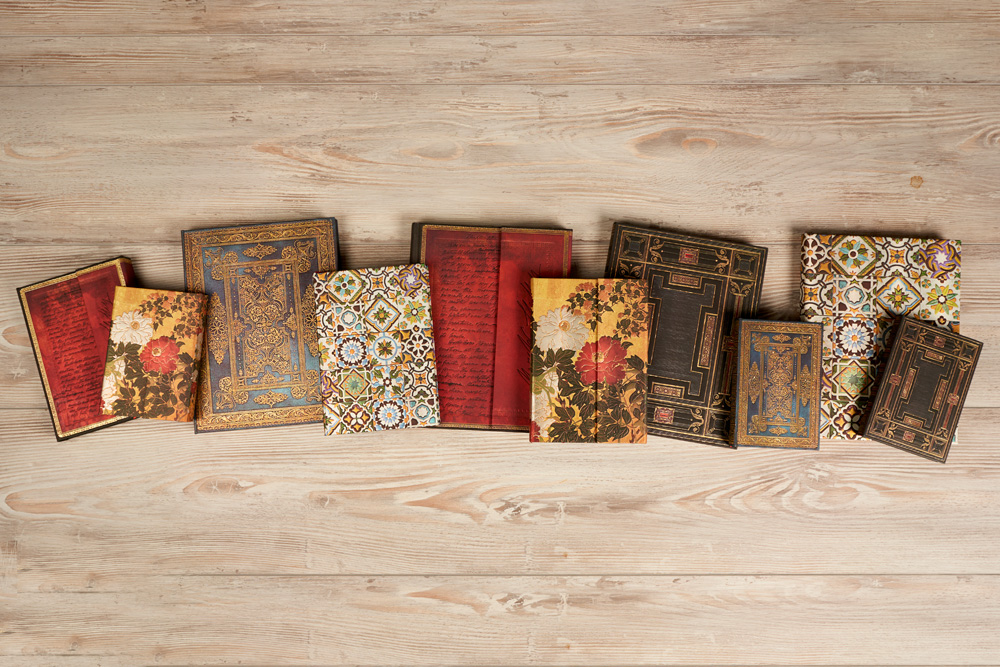 Paperblanks Fall 2023 collection of hardcover journals