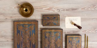 Luxuriate in the Gold Tooling of Blue Luxe